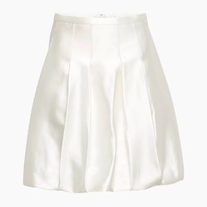 Aritzia mini satin skirt